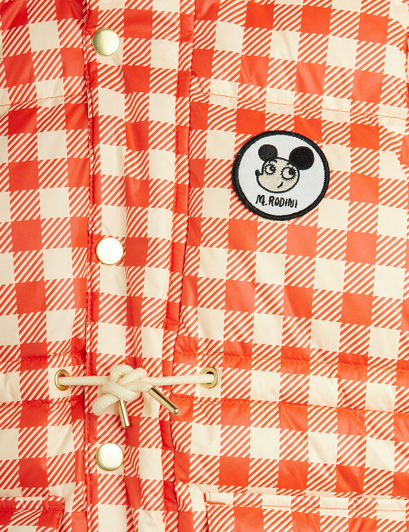 Mini Rodini Ritzratz patch gingham aop // heavy puffer