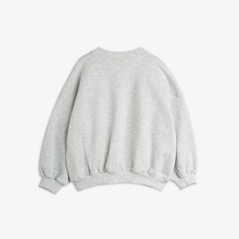 Mini Rodini bear chenille sweatshirt // grey