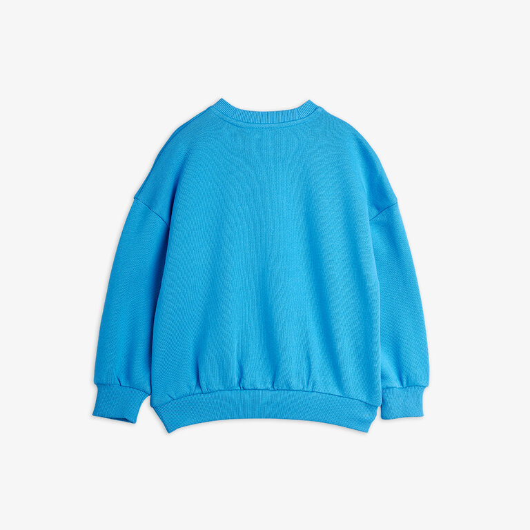 Mini Rodini dog emb sweatshirt // blue