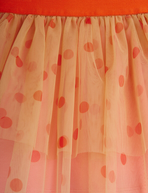Mini Rodini dotted tulle skirt // pink