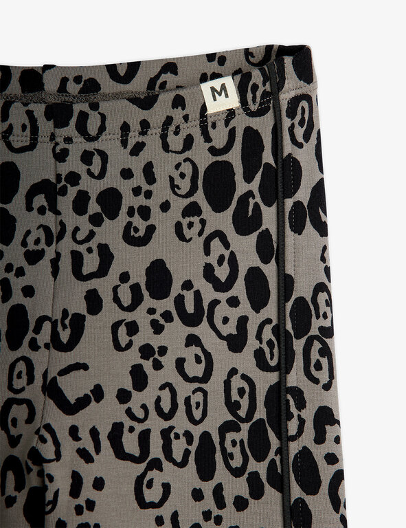 Mini Rodini leopard aop brushed // jersey leggings