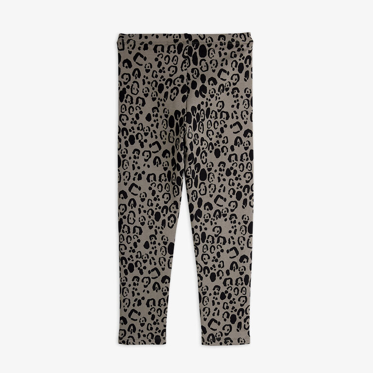Mini Rodini leopard aop brushed // jersey leggings