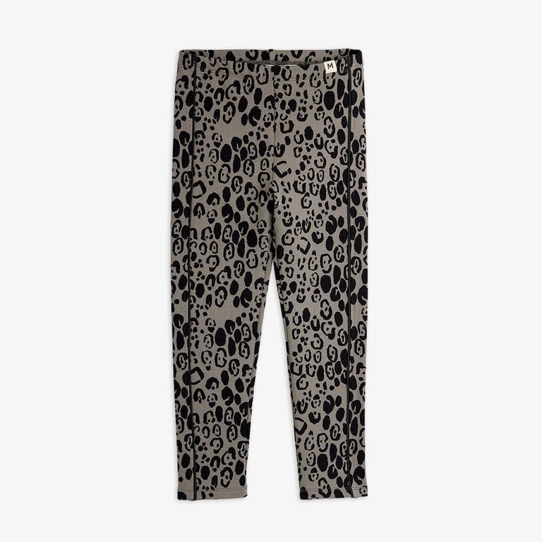 Mini Rodini leopard aop brushed // jersey leggings