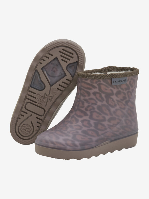 Enfant thermo boots short // pine bark print