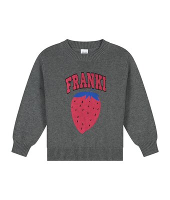 berry knit // grey