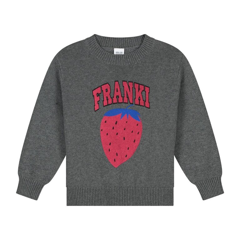 Call me Frankie berry knit // grey