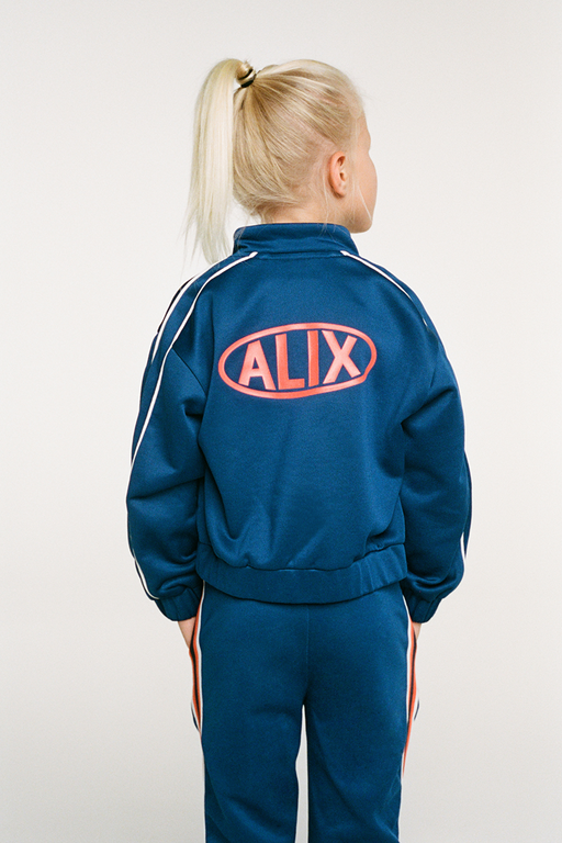 Alix the label training jacket // intense blue