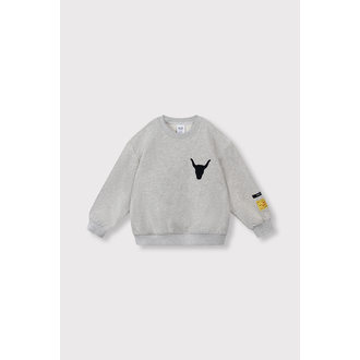 Alix the label label sweater // soft grey melange