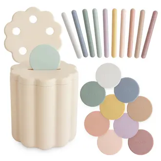 Mushie coin & tube // sorting set