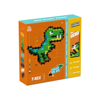 Plus Plus Puzzle by Number // T-Rex (4334)