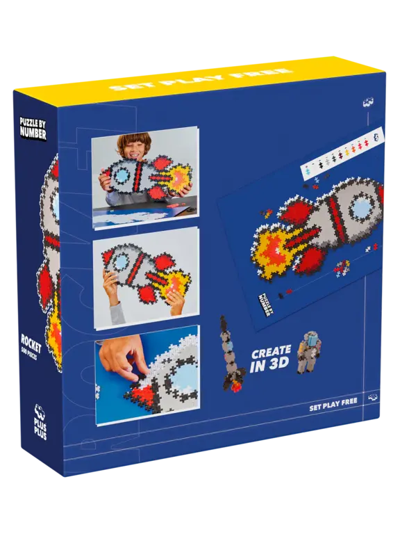 Plus Plus Puzzle by Number // raket (3930)