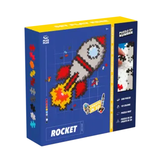 Plus Plus Puzzle by Number // raket (3930)