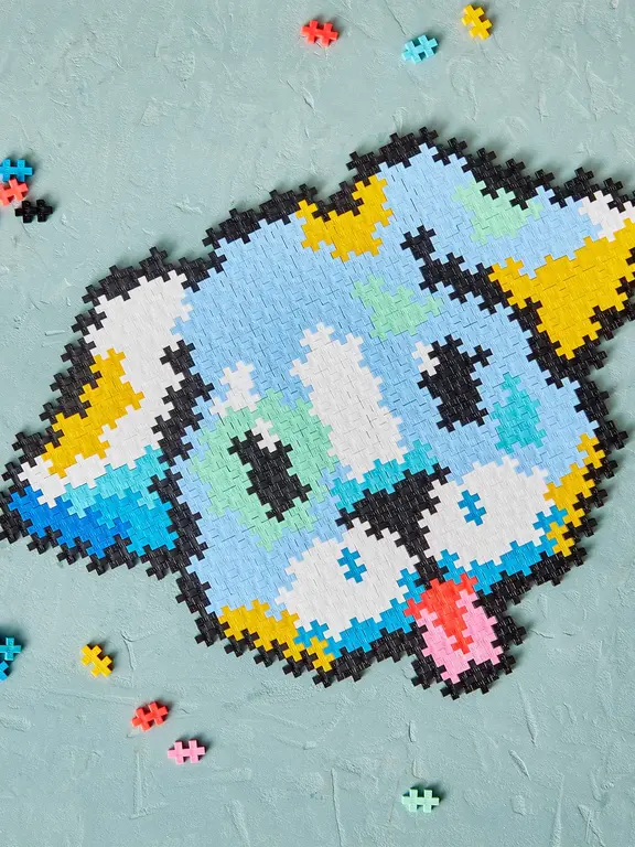 Plus Plus Puzzle by Number // puppy (3961)