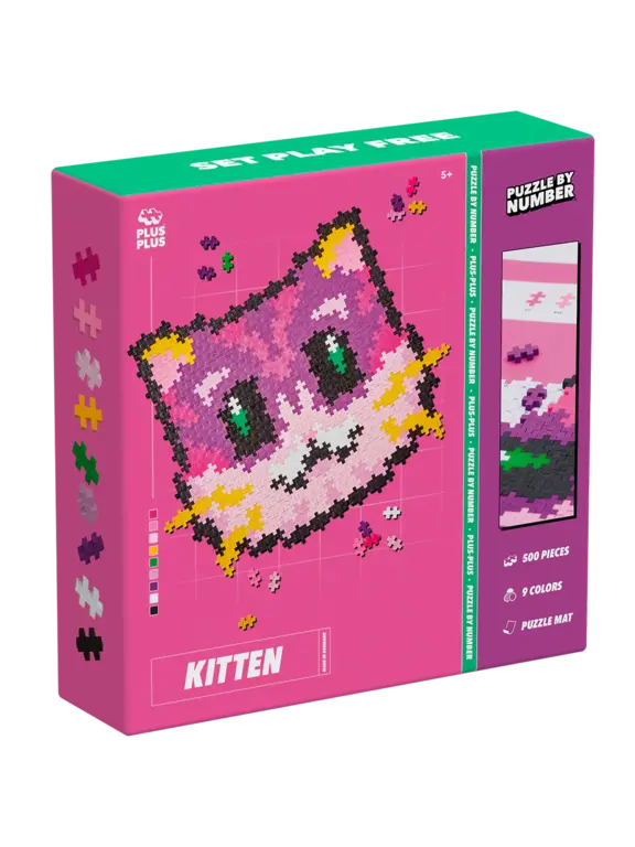 Plus Plus Puzzle by Number // kat (3960)