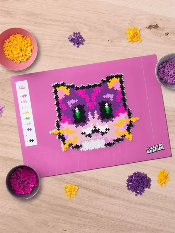 Plus Plus Puzzle by Number // kat (3960)