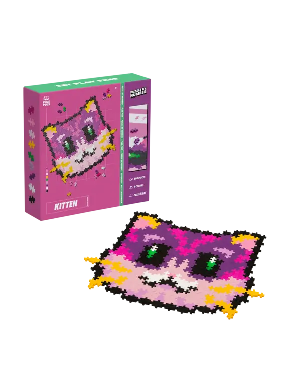 Plus Plus Puzzle by Number // kat (3960)