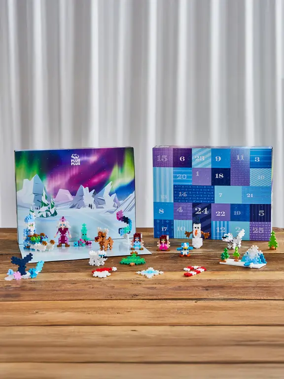 Plus Plus Advent Calender // Santa's Northern Lights Adventure (4337)