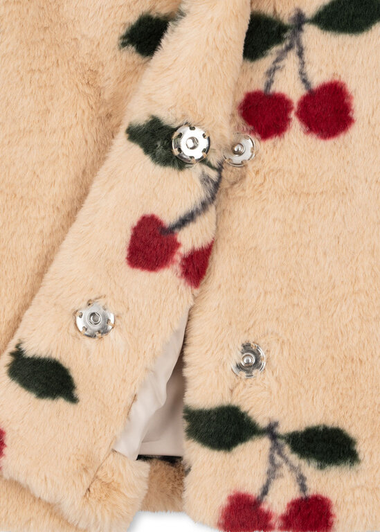 Konges Slojd fuzzy coat // ma grande cerise