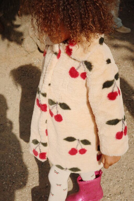 Konges Slojd fuzzy coat // ma grande cerise