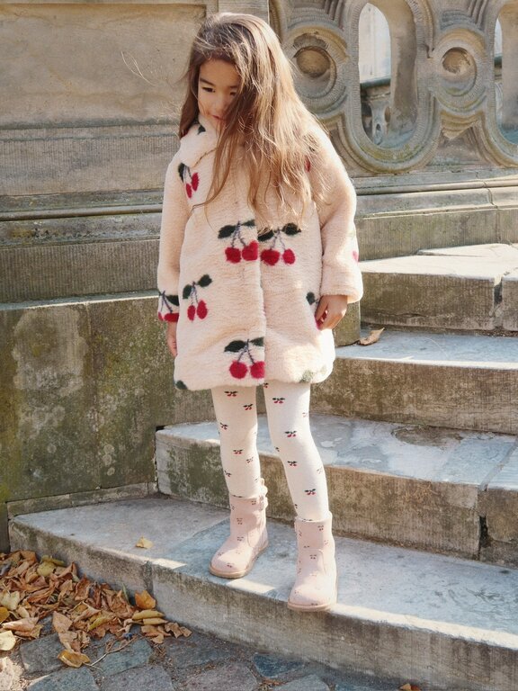 Konges Slojd fuzzy coat // ma grande cerise