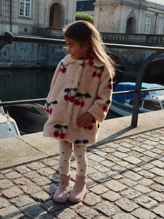 Konges Slojd fuzzy coat // ma grande cerise