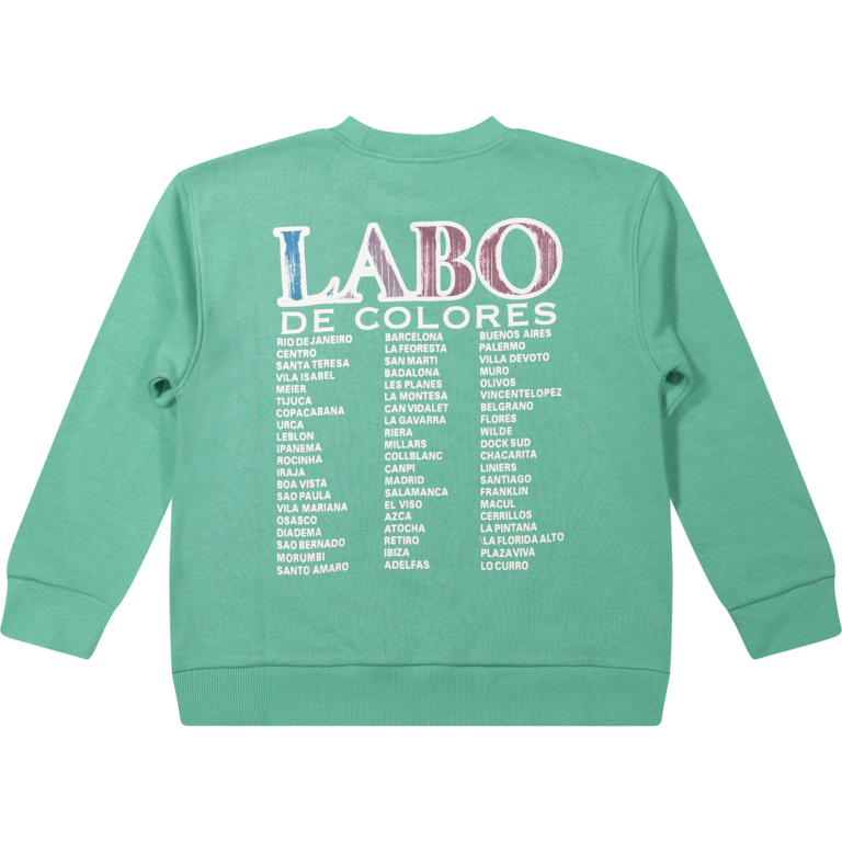 Labo de Colores tokio sweater // green menth