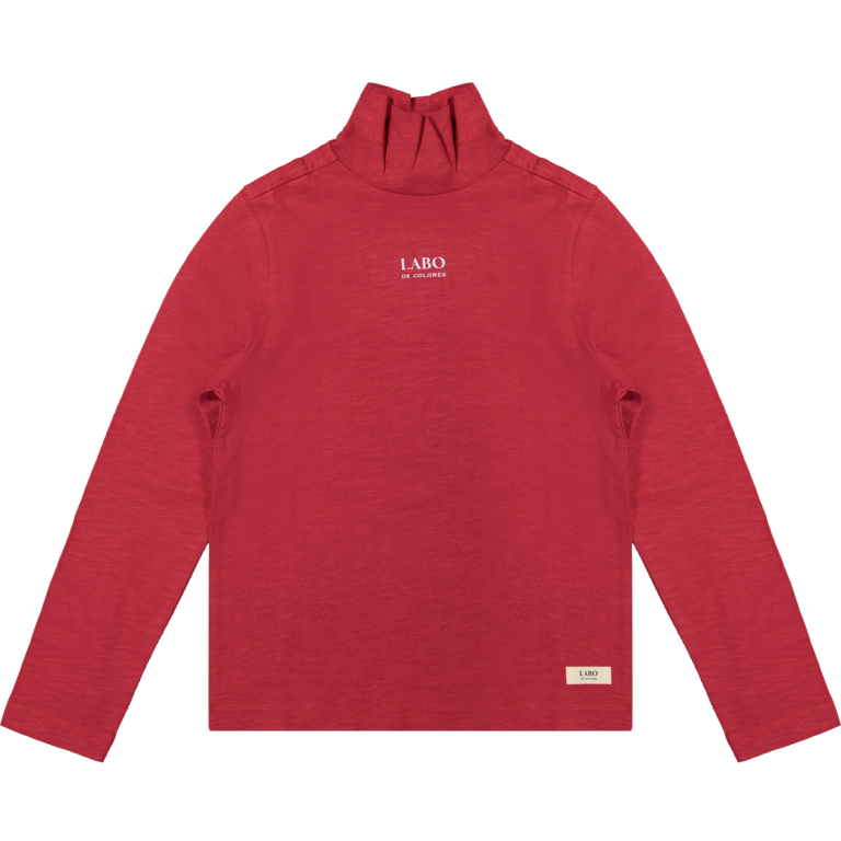 Labo de Colores zama turtleneck // red berry