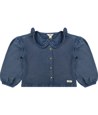 mea blouse // blue denim