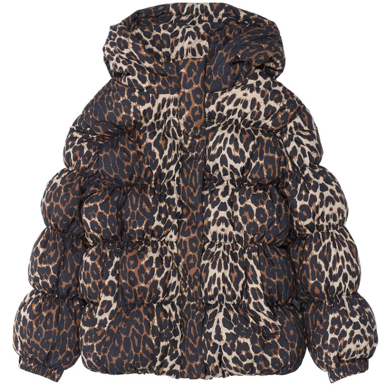 The New puffa jacket // leopard