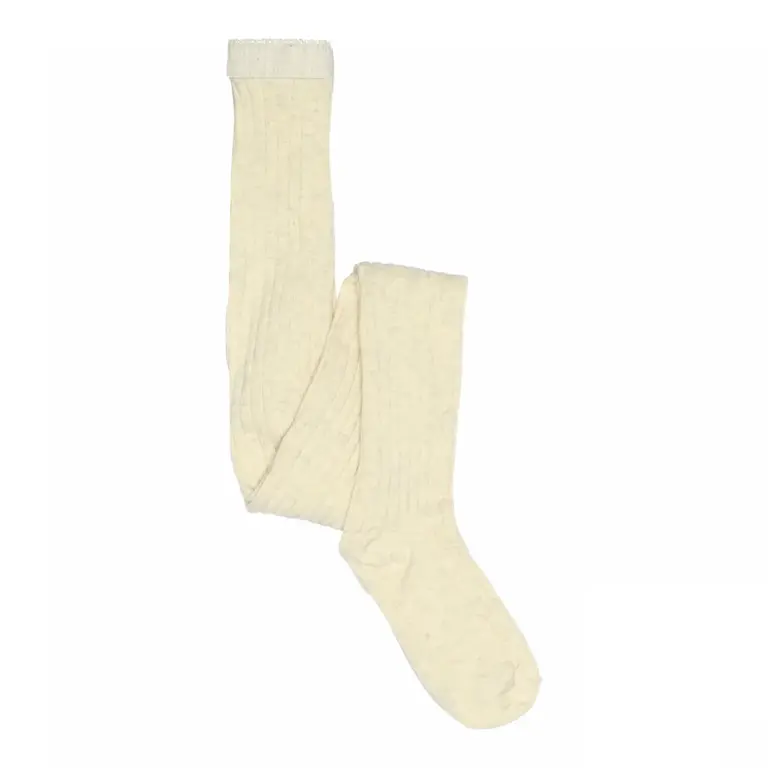 MP Denmark cotton rib tights 130 // 499 creme melange