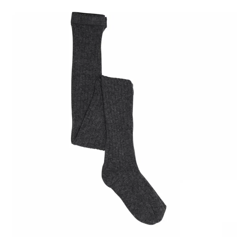 MP Denmark cotton rib tights 130 // 497 dark grey melange