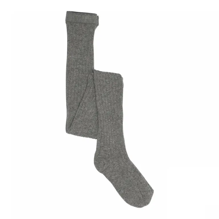 MP Denmark cotton rib tights 130 // 491 grey melange