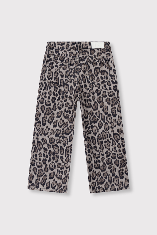 Alix the label wide leg jaguar denim pants // animal
