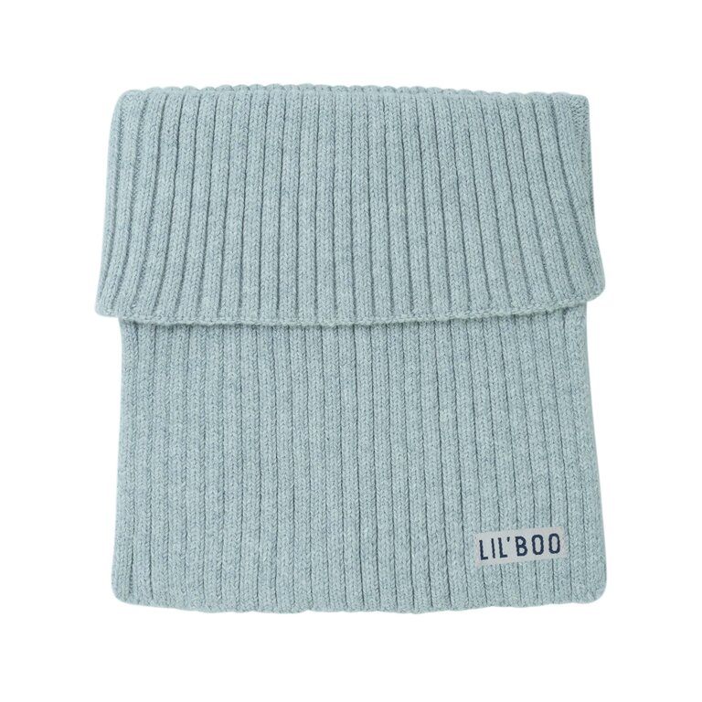 Lil' Boo wool tube scarf // light grey melange