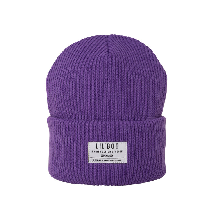 Lil' Boo hygge beanie //  purple