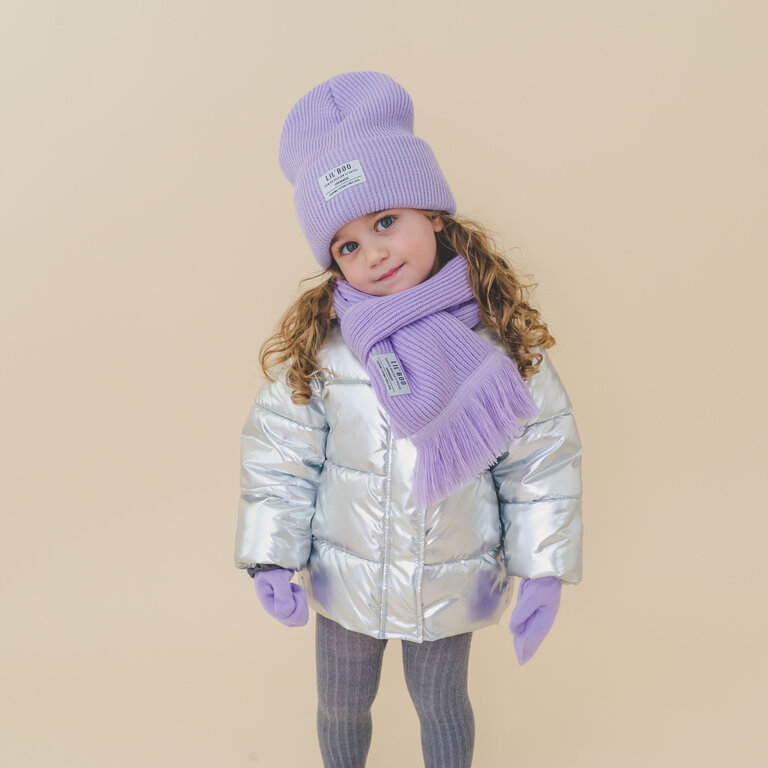Lil' Boo hygge beanie //  light purple