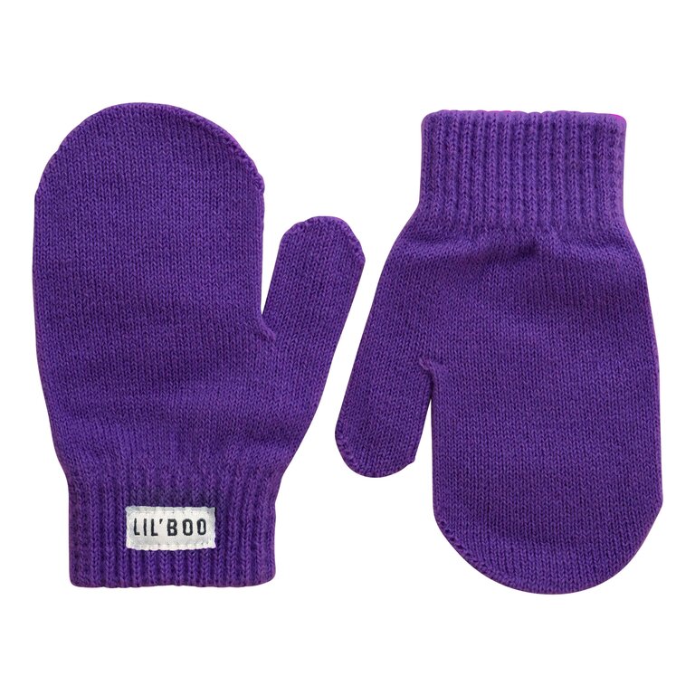 Lil' Boo hygge mittens //  purple