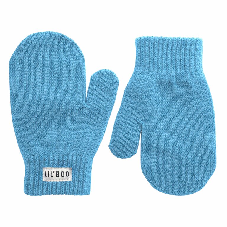 Lil' Boo hygge mittens //  light blue