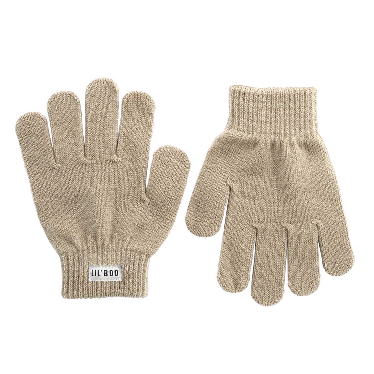 Lil' Boo hygge finger gloves //  camel