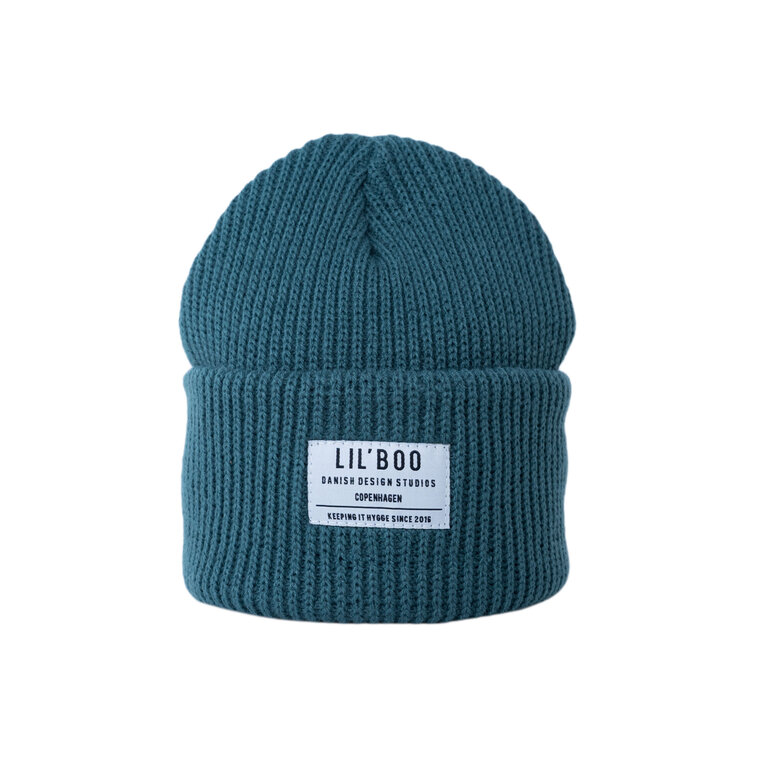 Lil' Boo hygge beanie //  ocean green