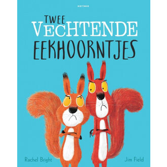 Boeken Twee vechtende eekhoorntjes