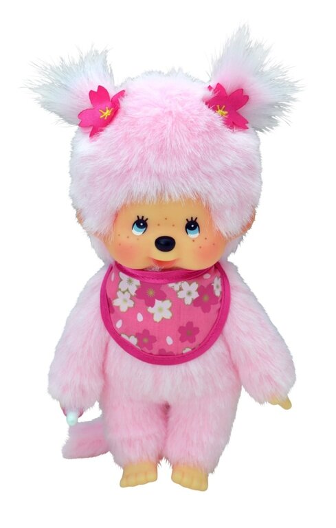 Monchhichi meisje 20cm // cherry blossom