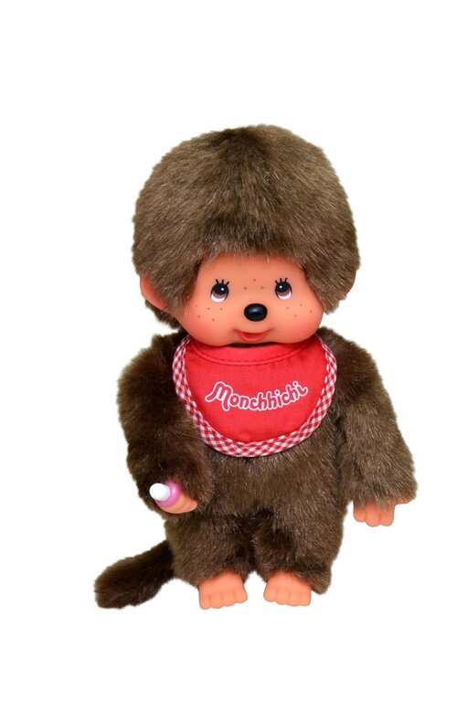 Monchhichi jongen met slab 20cm // rood