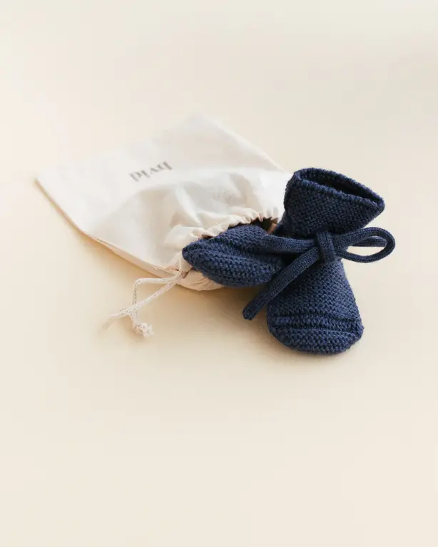 hvid booties // blue