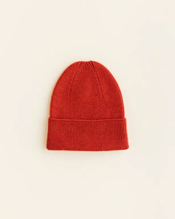 hvid hvid beanie fonzie newborn // red