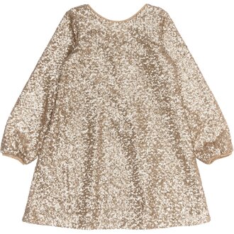 The New rupa sequin dress // gold