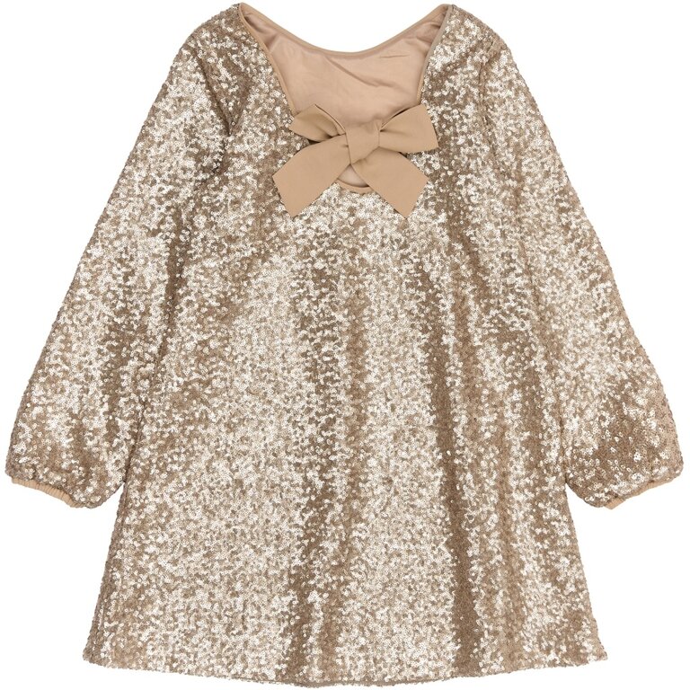 The New rupa sequin dress // gold