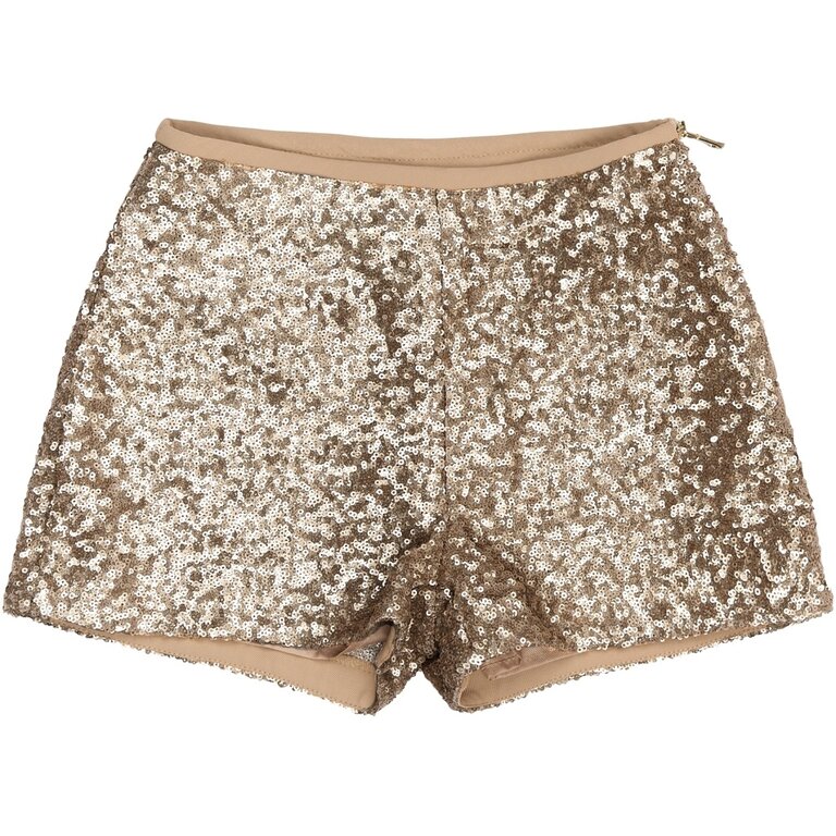 The New rupa sequin shorts // gold