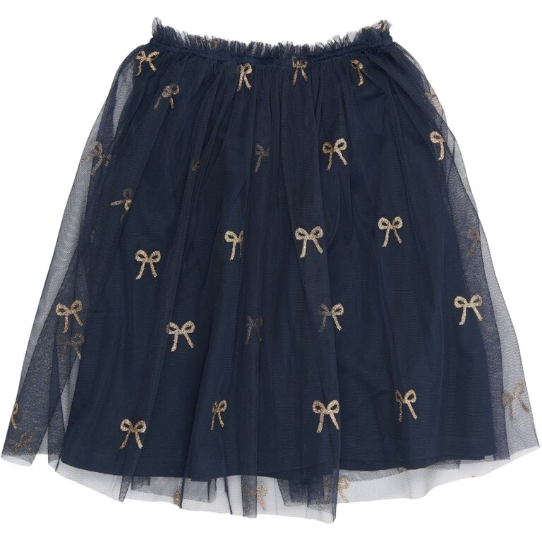The New rudelle skirt // navy blazer