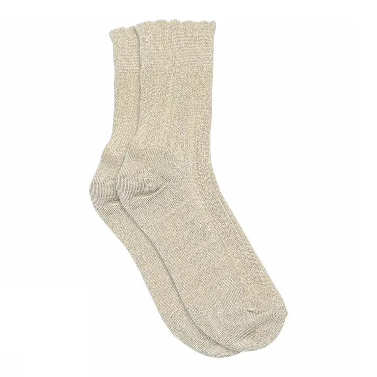 MP Denmark celosia glitter socks 59058 // 4109 ecru